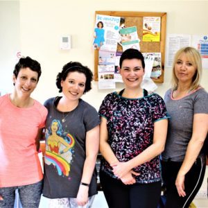 Participants at an exercise group