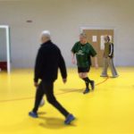 Walking football drill