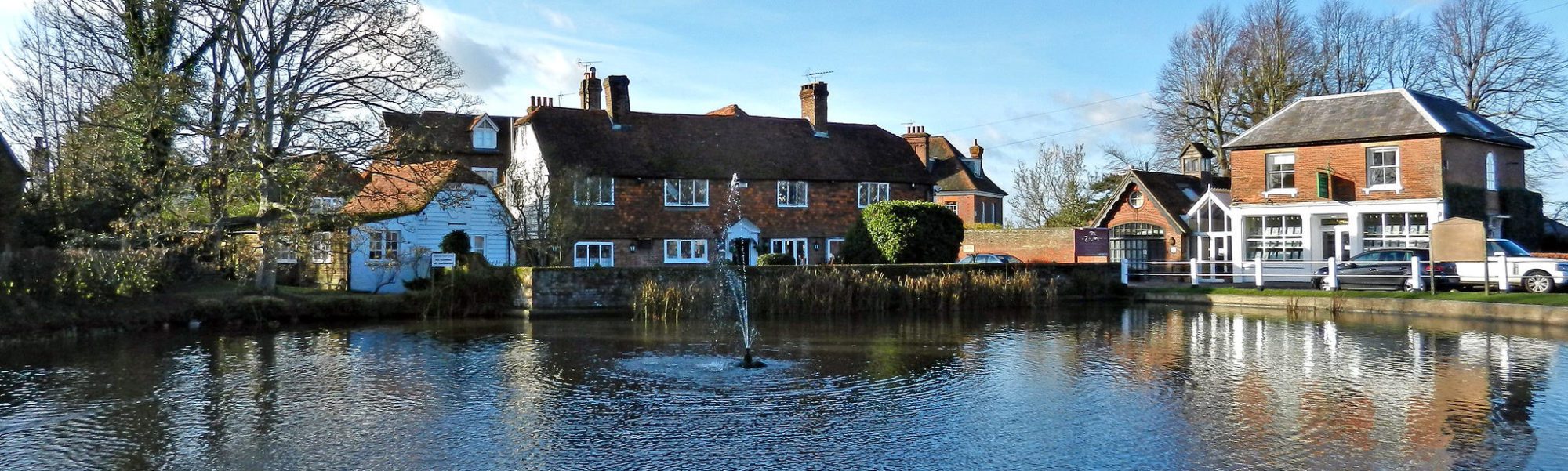 Pond in Goudhurst village