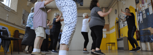 Line dancing at Minster