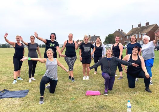 Group of women at bootcamp