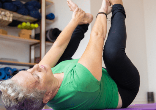 lady in pilates pose