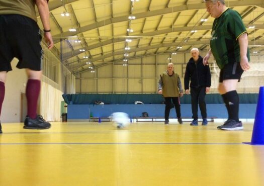 Walking football session