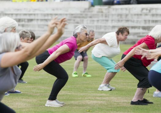 Group exercise banner image