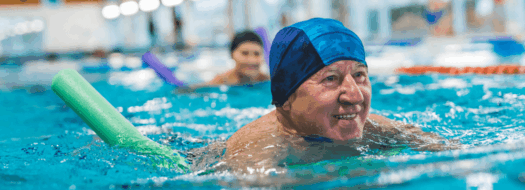 person swimming
