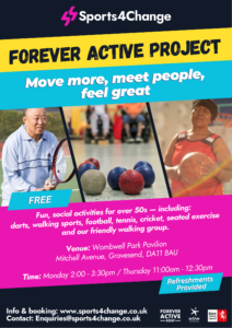 Sports4change over 50s activities