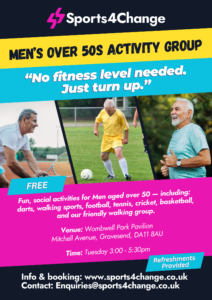 Sports4change over 50s activities