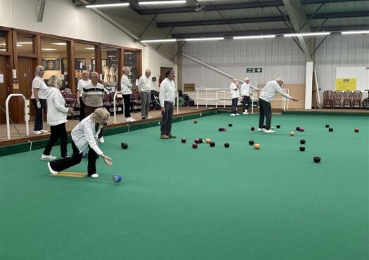 Sevenoaks Indoor Bowls players